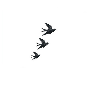 Home Hotel Decorative Flying Swallow Bird Stickers Art Folk Decoration Wall Decor