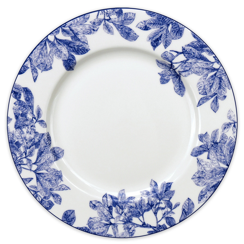 Chinese Ceramic White and Blue Dish Antique China Plate Dinner Plate Dinnerware Sets