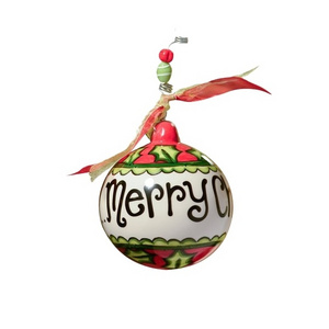 Novelty hanging ball Christmas Ceramic Bauble