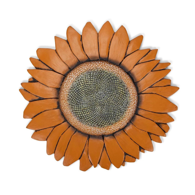 Sunflower garden lawn decoration resin outdoor landscaping stepping stone