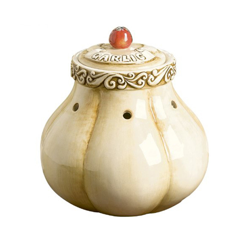 Original Ceramic Garlic Keeper Decoration