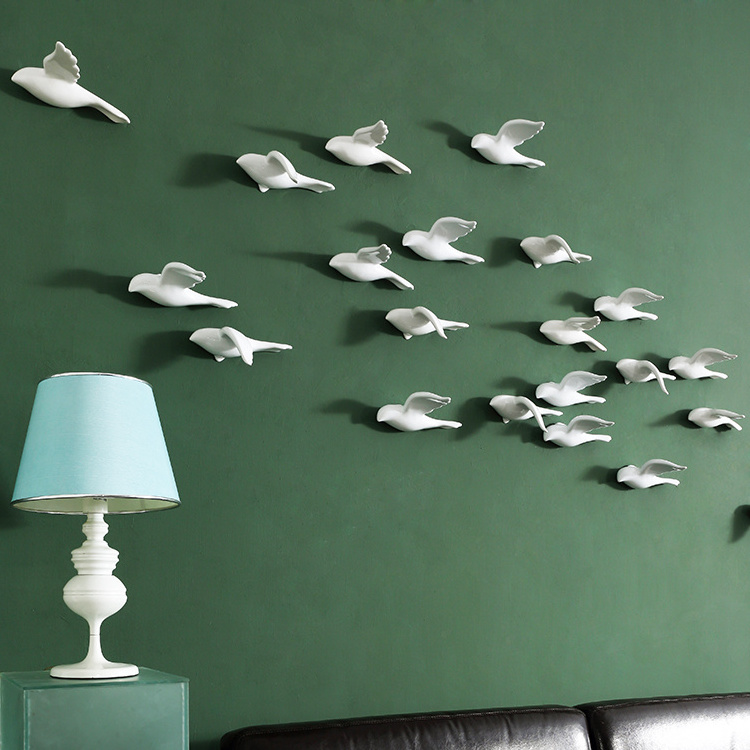 Home Hotel Decorative Flying Swallow Bird Stickers Art Folk Decoration Wall Decor