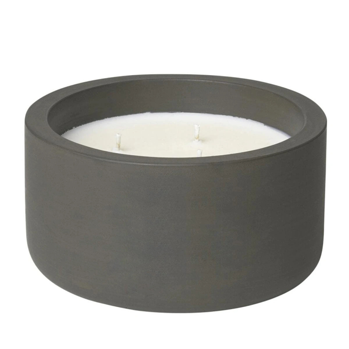 Custom Candle Holder Wax Bowl Home Hotel Print Matte Concrete Candle Jar