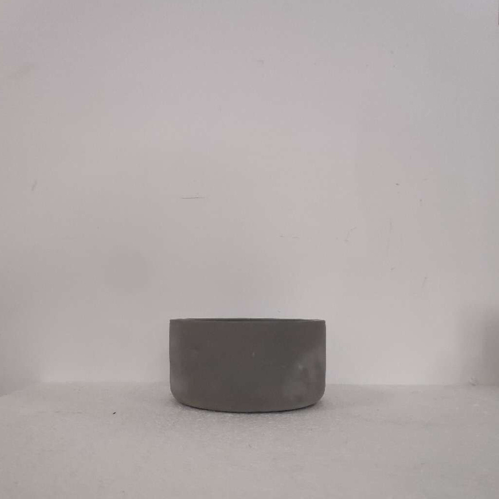 Custom Candle Holder Wax Bowl Home Hotel Print Matte Concrete Candle Jar