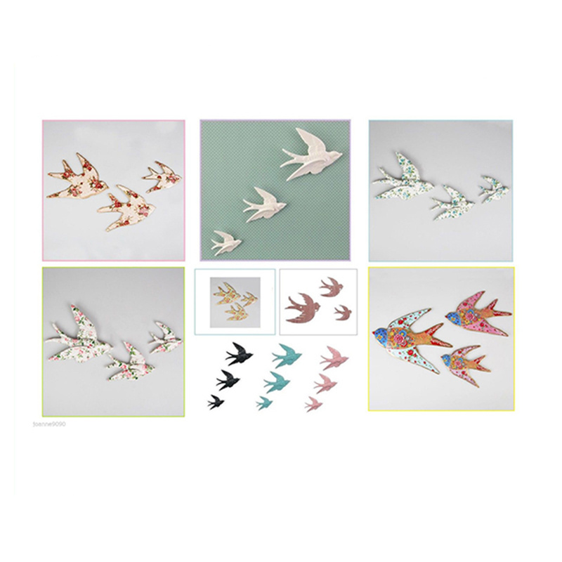 Home Hotel Decorative Flying Swallow Bird Stickers Art Folk Decoration Wall Decor