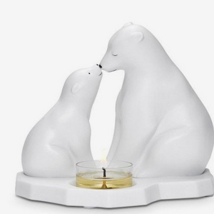 Animal bear  Oil Burner tea light holder candle holder Ceramic Wax Warmer for Home Decor