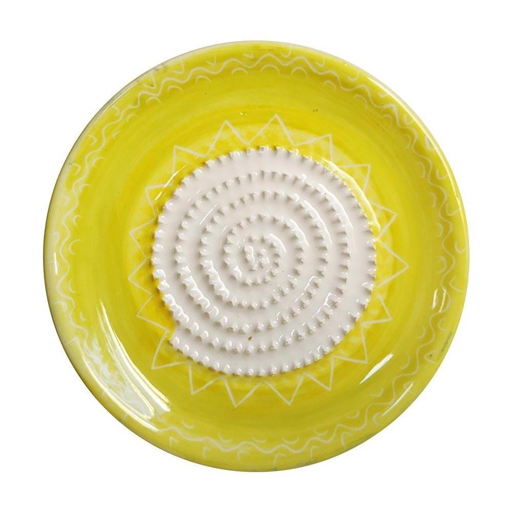 BRT Ceramic garlic yellow ceramic grater plate