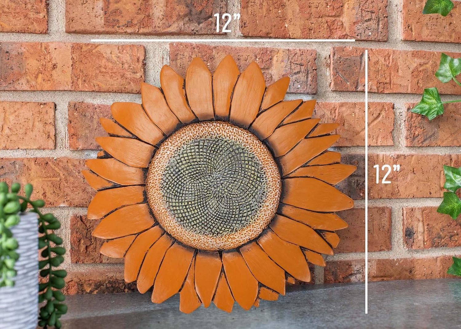 Sunflower garden lawn decoration resin outdoor landscaping stepping stone