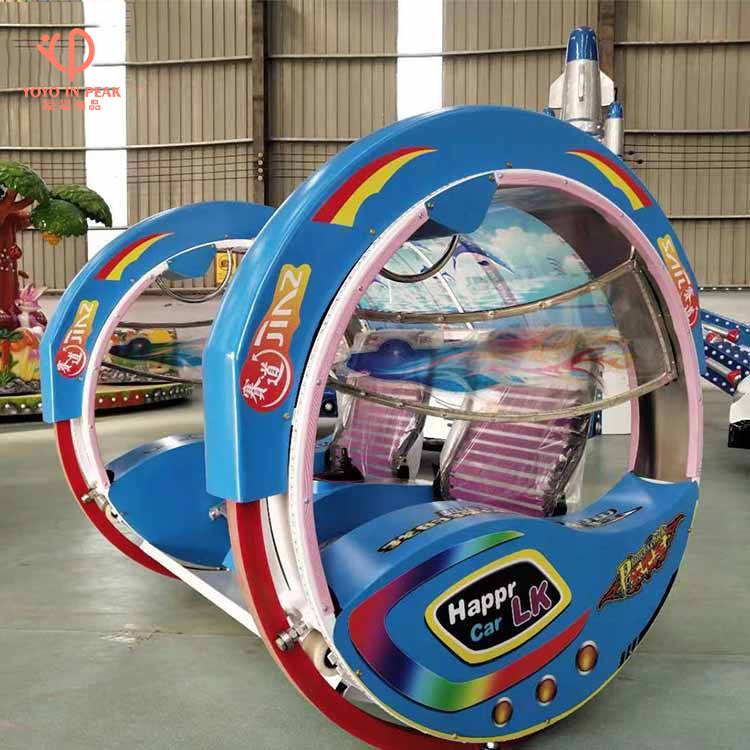 Kids Adult Shopping Mall Rotating Leswing Lebar Happy Rolling Swing Car Amusement Park Battery Balance Swing 360 Rolling Car