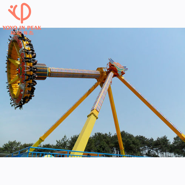 Large Meteor Hammer Frisbee Pendulum Swing Rides 23 Seats Outdoor Amusement Equipment