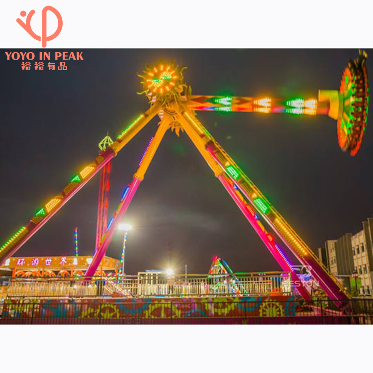 Carnival Thrill Spinning Rides  360 Degree Rotating Pendulum Big Swing Hammer Amusement Park Ride