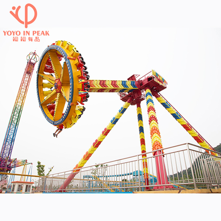 Carnival Thrill Spinning Rides  360 Degree Rotating Pendulum Big Swing Hammer Amusement Park Ride