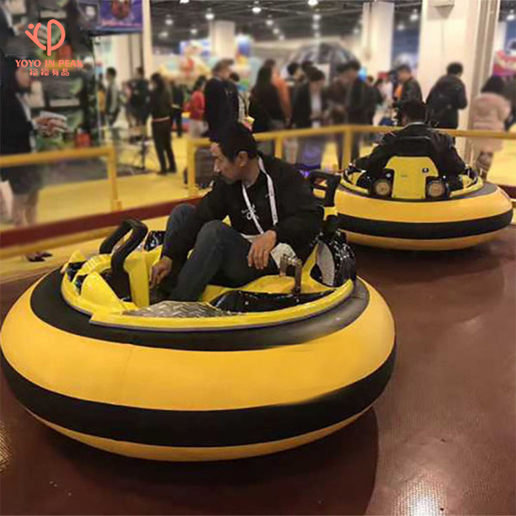 High Quality With Led Lights Remote Control Music 360 Degree Spin Electric Kids And Adult Ride On Round UFO Bumper Car