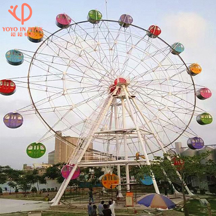 30-120m Outdoor Stunning Led Light Show Ferris Wheel Amusement Park Rides