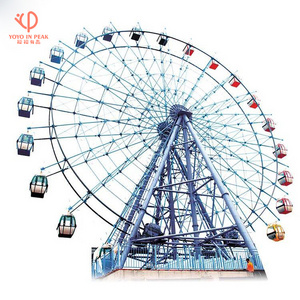 Customization Full Size 20-120M Ferris Wheel Amusement Park Rides Giant Ferris Wheel Supplier Manufacturer For Sale