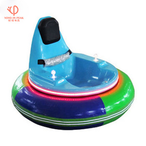 High Quality With Led Lights Remote Control Music 360 Degree Spin Electric Kids And Adult Ride On Round UFO Bumper Car