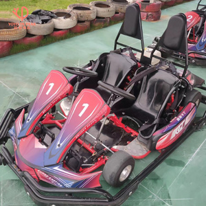 Electric Racing Go Karting Cars 350w 1-2 Persons Driving Big Power Pedal Go Karts For Kids Adult 12v 12ah Battery