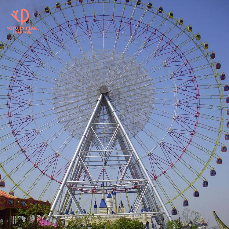 Customization Full Size 20-120M Ferris Wheel Amusement Park Rides Giant Ferris Wheel Supplier Manufacturer For Sale