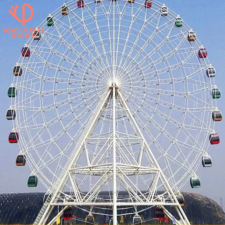 30-120m Outdoor Stunning Led Light Show Ferris Wheel Amusement Park Rides