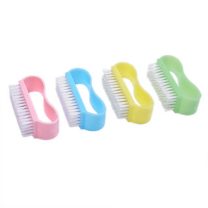 New Model Fashion Custom Design Handle Grip Nail Brush Fingernail Scrub Cleaning Brushes For Toes