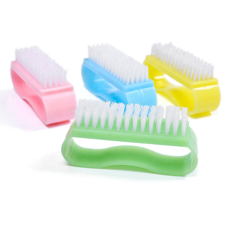 New Model Fashion Custom Design Handle Grip Nail Brush Fingernail Scrub Cleaning Brushes For Toes