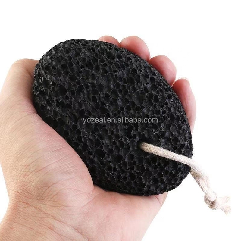 OEM New Design Easy  Remove Dead Skin Long Handle Pumice Stone Feet Brush Foot Scrubber