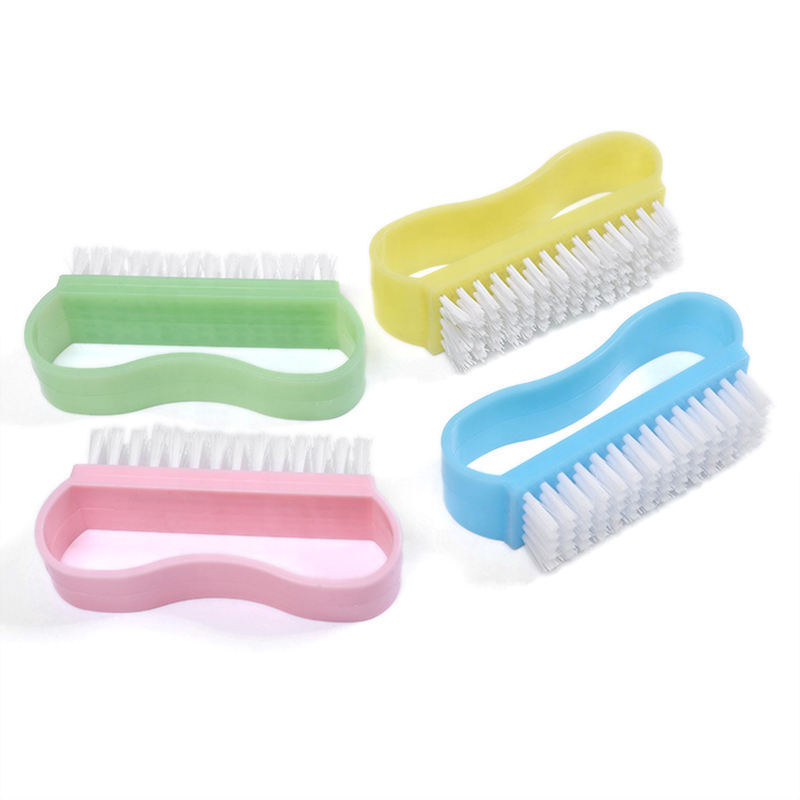 New Model Fashion Custom Design Handle Grip Nail Brush Fingernail Scrub Cleaning Brushes For Toes