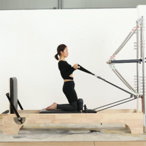 Pilates Cadillac Reformer Combo Studio Reformer with a Trapeze oak Tower Table