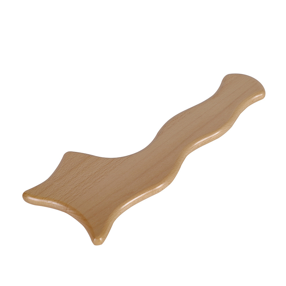 Natural Wooden Gua Sha Scraping Plate Hand Massage Tool/ Full Body Gua Sha Tools massage board