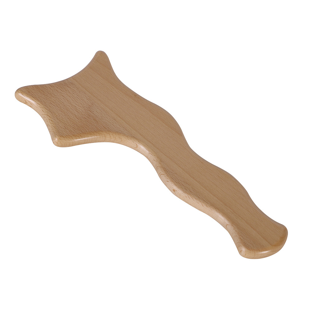 Natural Wooden Gua Sha Scraping Plate Hand Massage Tool/ Full Body Gua Sha Tools massage board