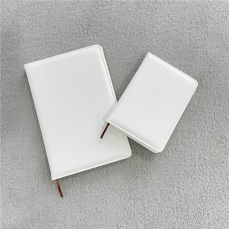 New Arrival High quality PU leather cover A6 A5 Notebook sublimation blanks journals notebook for Sublimation Heat Transfer