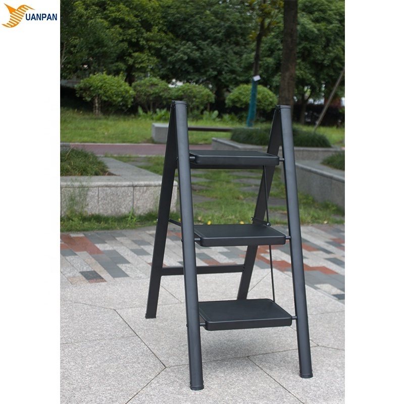 Hot Style A Type 3 Steps 68cm Height Multi Use Spraying Iron Folding Kitchen Step Ladder