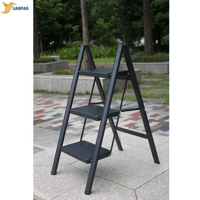 Hot Style A Type 3 Steps 68cm Height Multi Use Spraying Iron Folding Kitchen Step Ladder