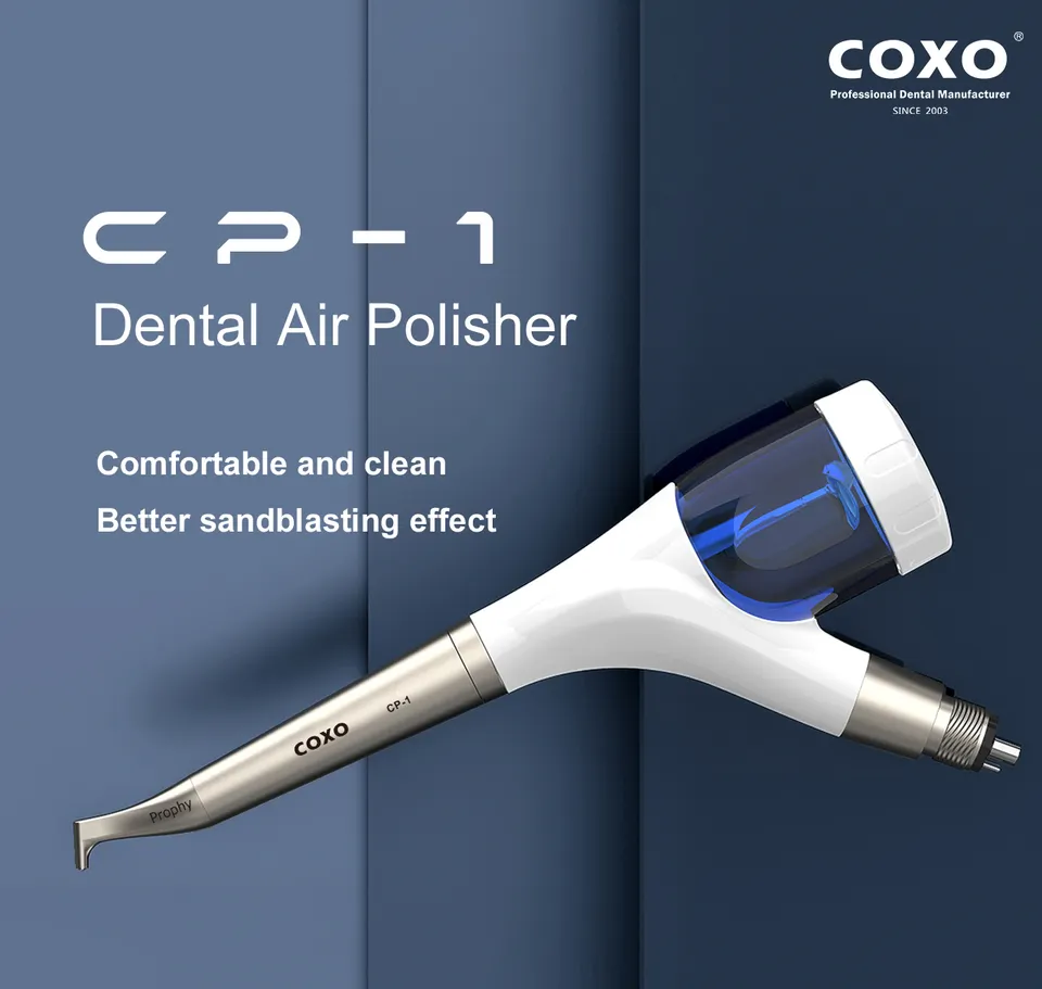 COXOS CP-1 Dental Air Polisher Teeth polishing sandblasting machine dental air prophy