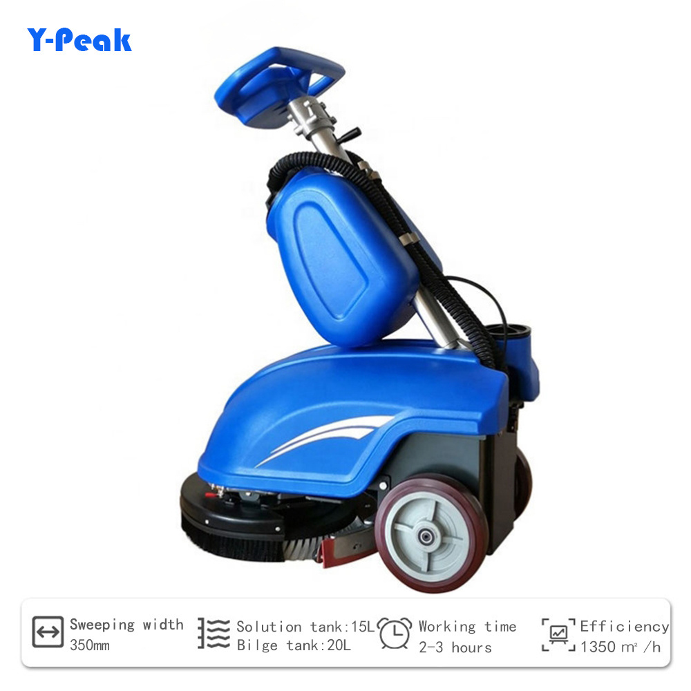 Auto Electric Tile Commercial Marble Small Floor Scrubber Cleaning Machine Floor Scrubber