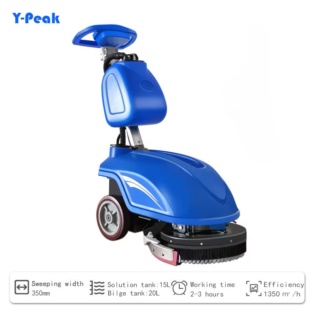 Auto Electric Tile Commercial Marble Small Floor Scrubber Cleaning Machine Floor Scrubber