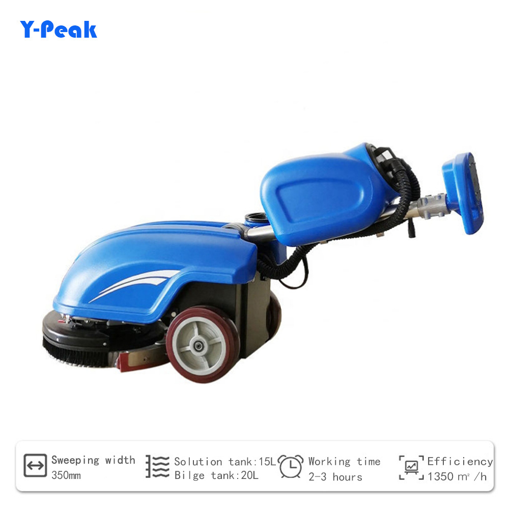 Auto Electric Tile Commercial Marble Small Floor Scrubber Cleaning Machine Floor Scrubber