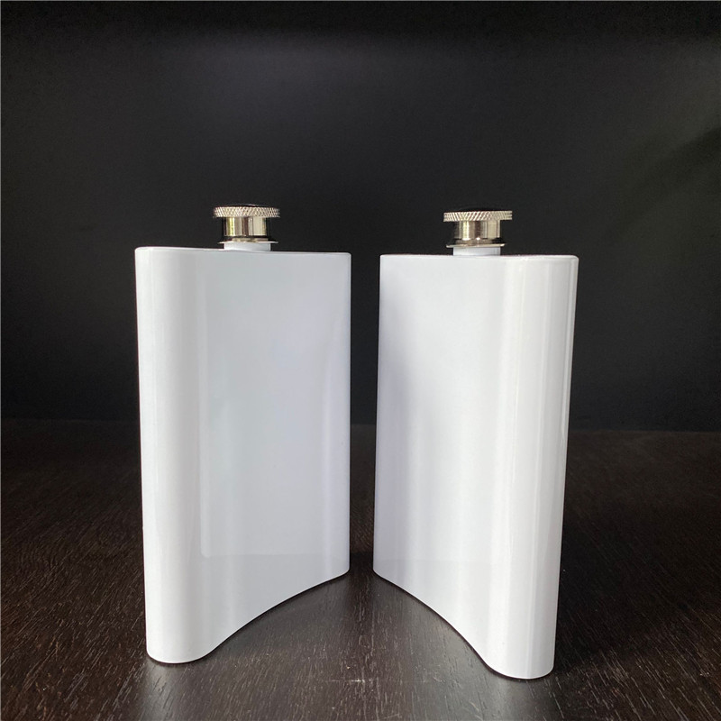 new style 240ml blank sublimation Stainless Steel Pocket Container 8oz flask for Drinking Liquor Whiskey Rum Scotch Vodka