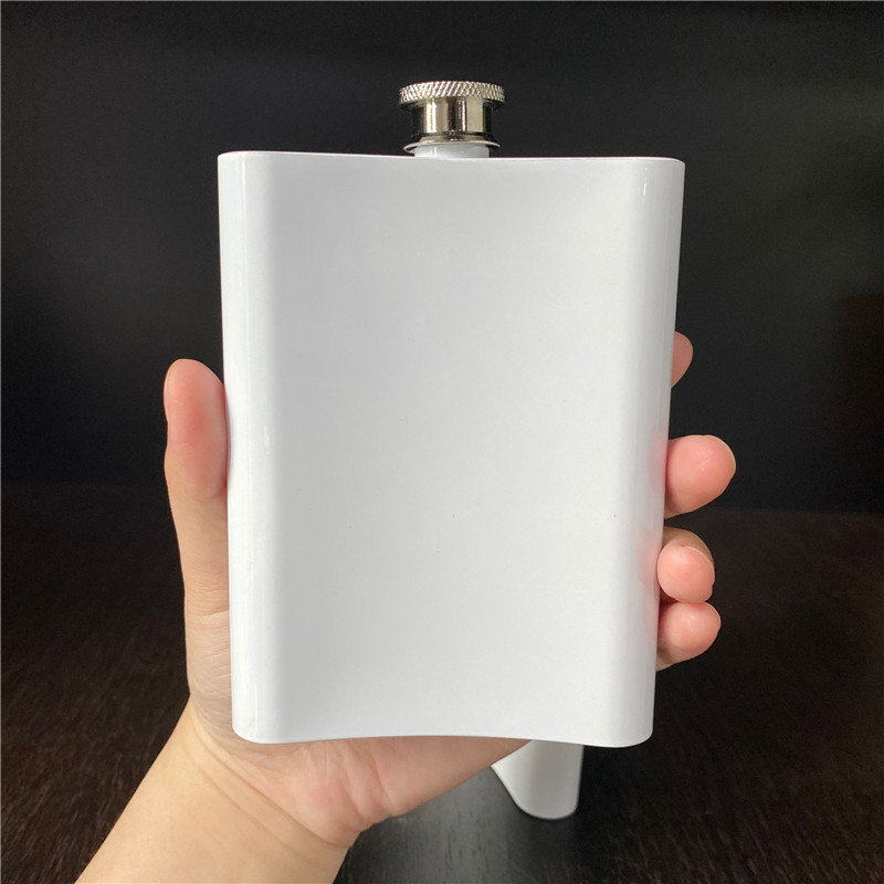 new style 240ml blank sublimation Stainless Steel Pocket Container 8oz flask for Drinking Liquor Whiskey Rum Scotch Vodka