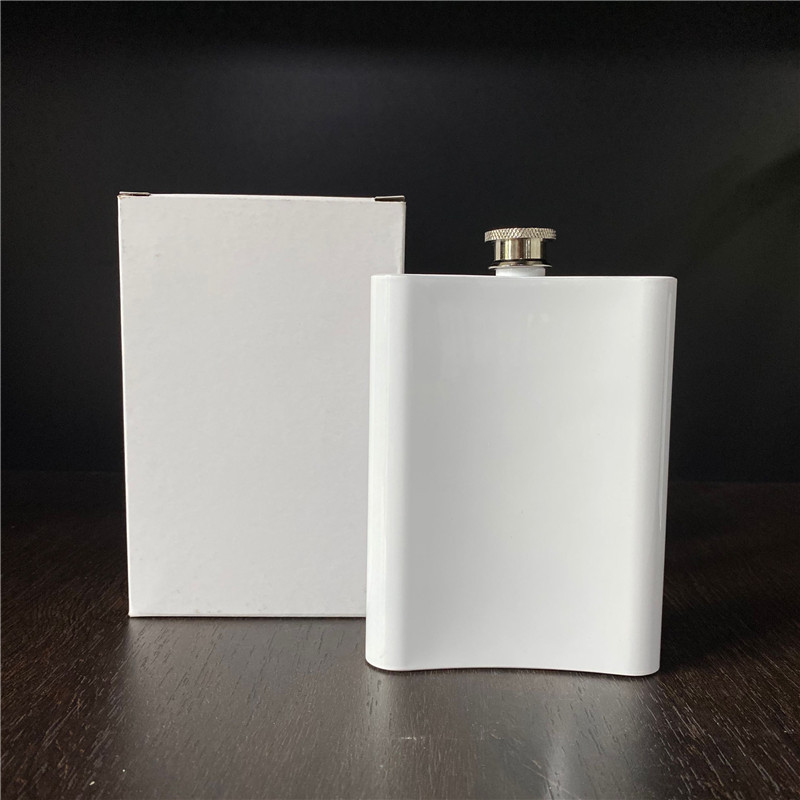 new style 240ml blank sublimation Stainless Steel Pocket Container 8oz flask for Drinking Liquor Whiskey Rum Scotch Vodka