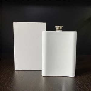 new style 240ml blank sublimation Stainless Steel Pocket Container 8oz flask for Drinking Liquor Whiskey Rum Scotch Vodka