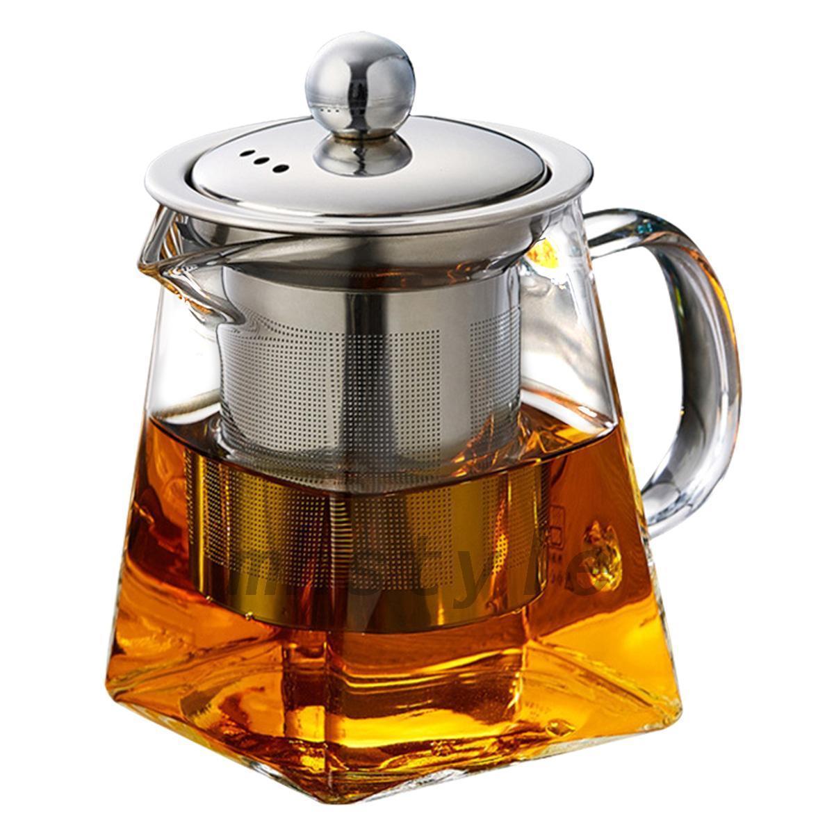 high borosilicate glass tea set glass teapot for tea with infuser