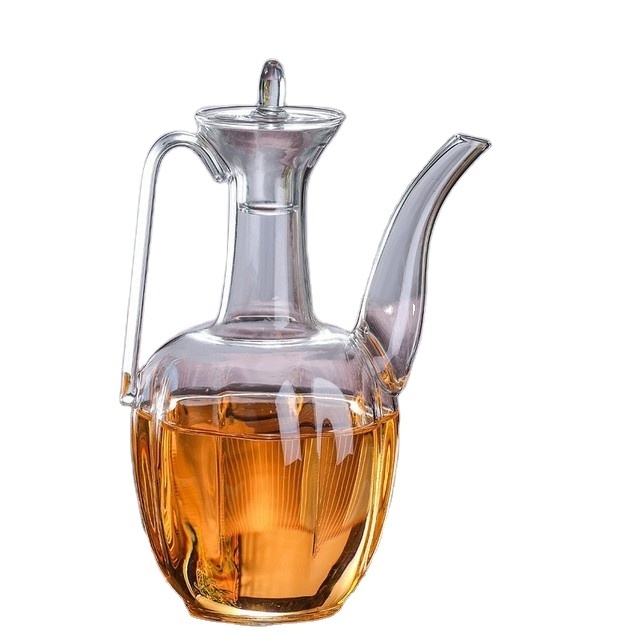 Hot Selling  Newest Borosilicate Glass Tea Set Chinese Teapot Pouring Kettle