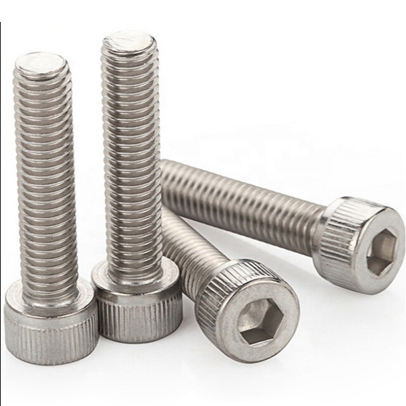 HEX SOCKET  SCREWS DIN 912  High quality Stainless Steel Hexagon   GRADE 8.8 10.9 12.9 fasteners quality ss nut and bolt