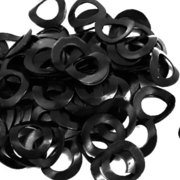 YPH  Carbon Steel Compressed Type Curved Spring Washers for Screw Hardware Lock M3 M4 M5 M6 M8 M10