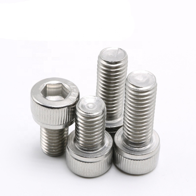 HEX SOCKET  SCREWS DIN 912  High quality Stainless Steel Hexagon   GRADE 8.8 10.9 12.9 fasteners quality ss nut and bolt