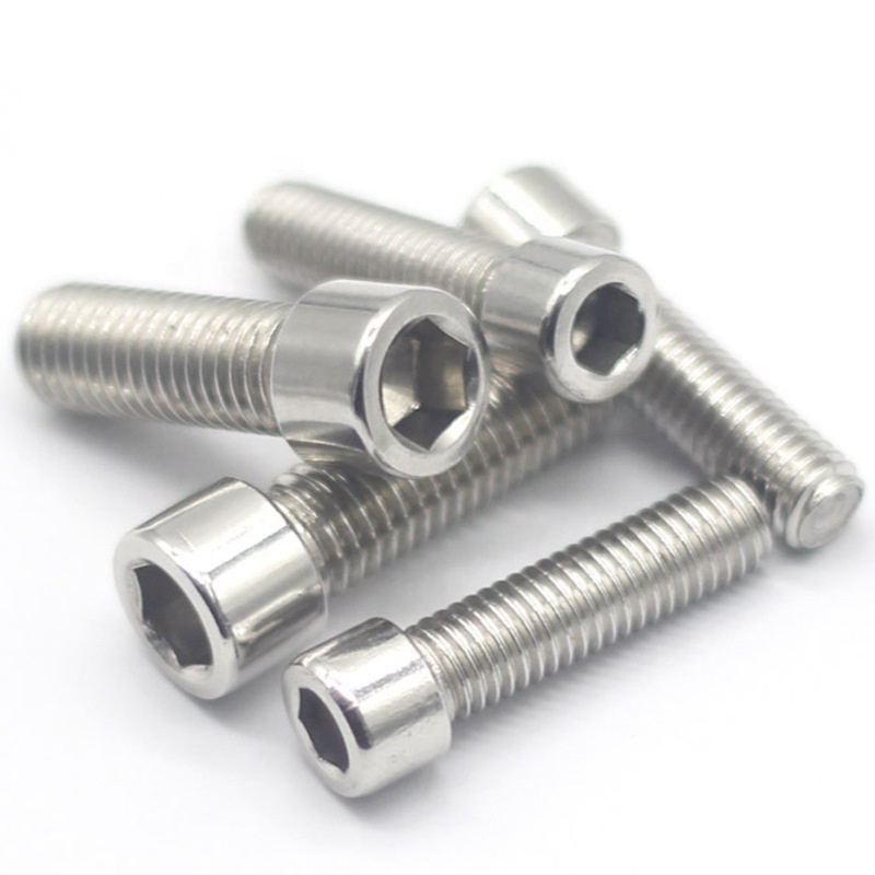 HEX SOCKET  SCREWS DIN 912  High quality Stainless Steel Hexagon   GRADE 8.8 10.9 12.9 fasteners quality ss nut and bolt