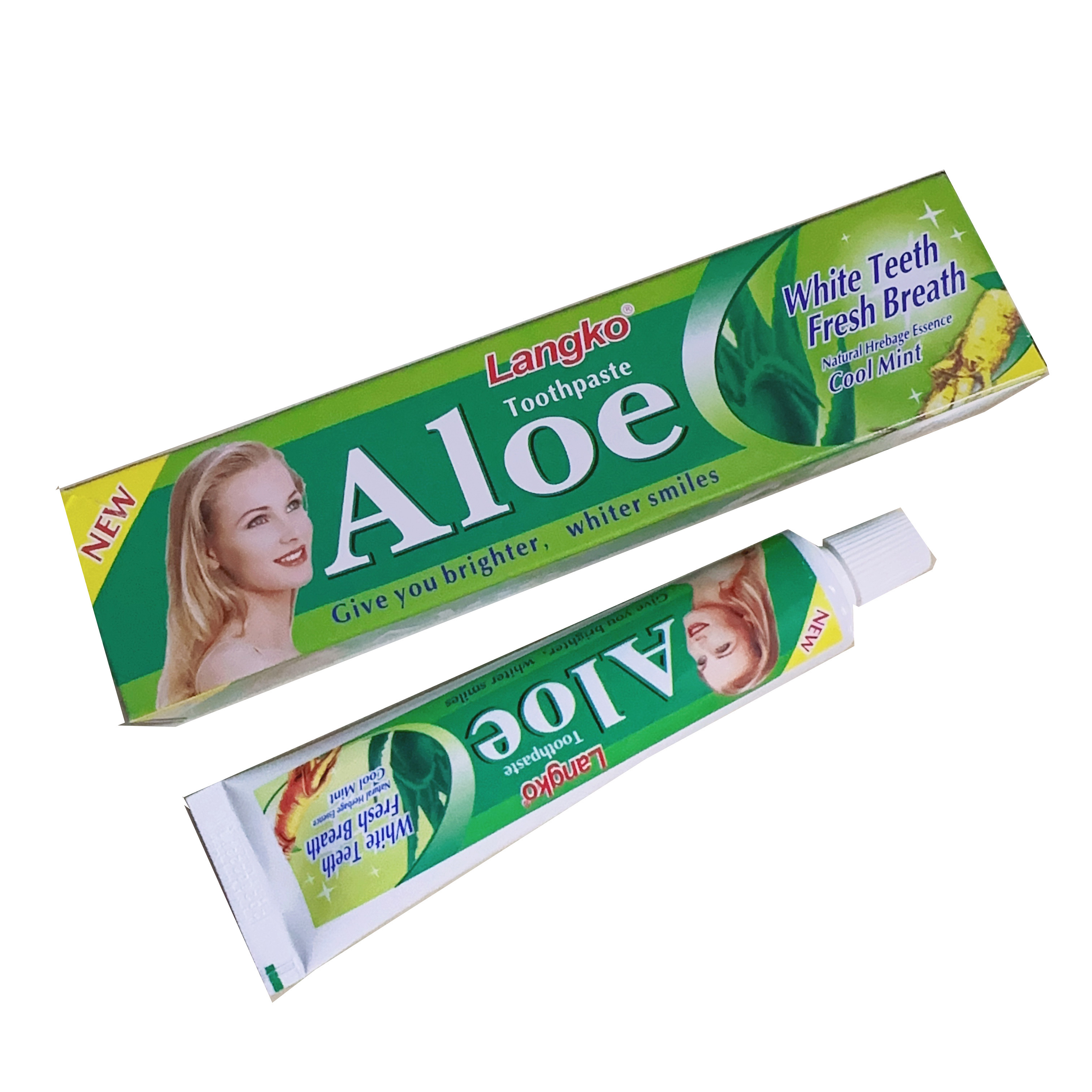 Wholesale aloe vera angola toothpaste for white teeth and fresh breath