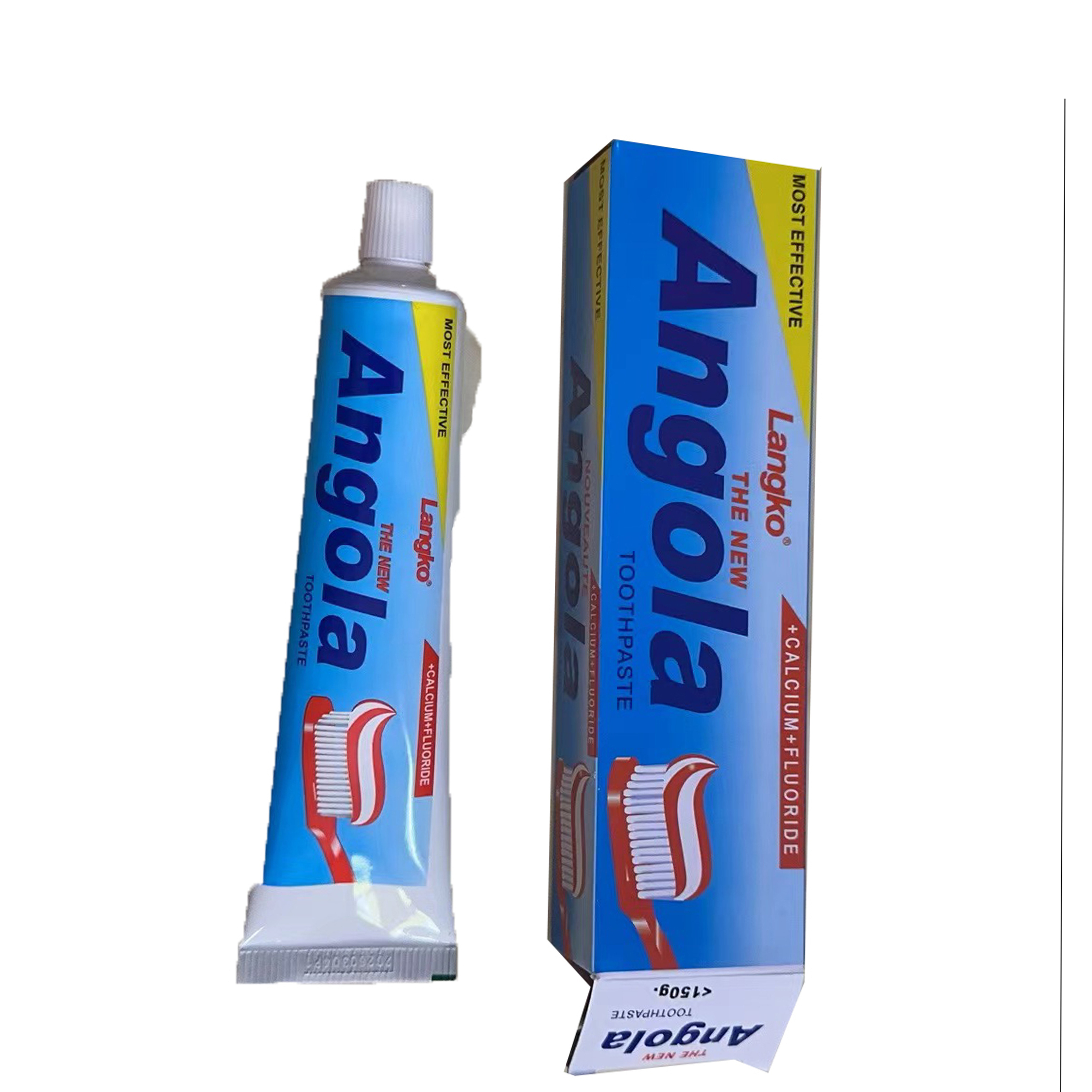 Wholesale private label Angora toothpaste 150g can effectively prevent tooth decay and make the teeth whitest