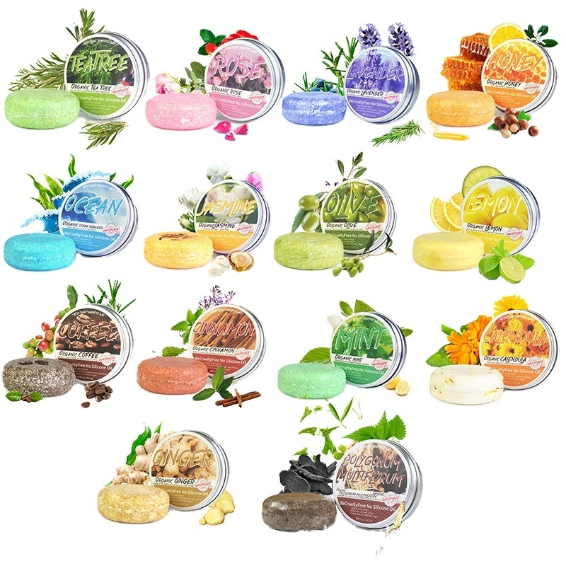 Sells a variety of fresh plant hand shampoo soap 16 kinds of organic plant shampoo soap shampoo soap